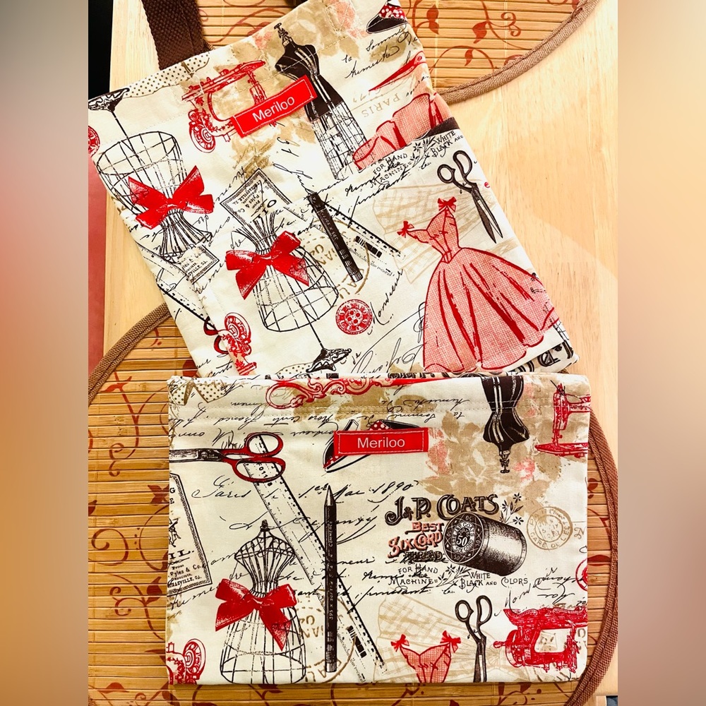 🌸 NEW Meriloo Handmade Tote Bag Pouch Set